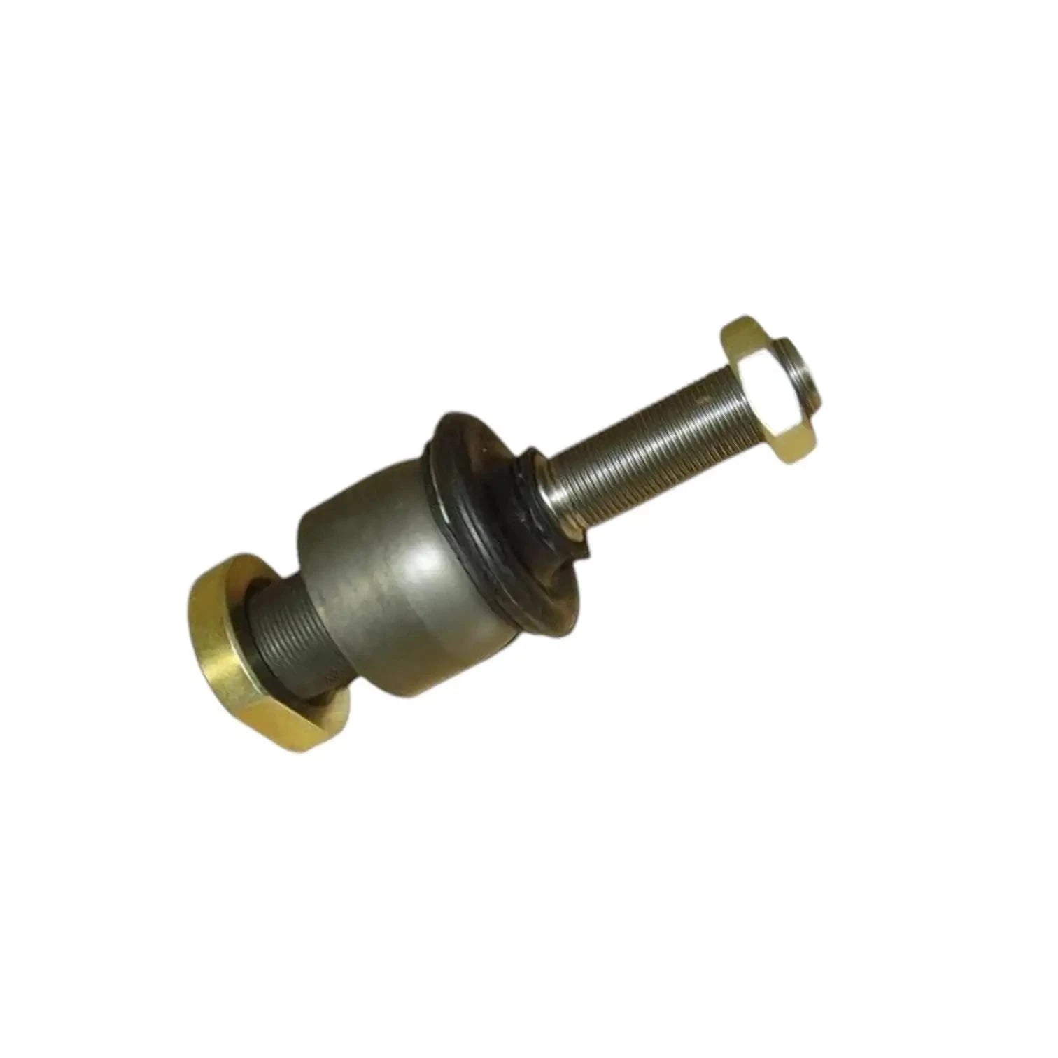 Tractor ball joint assembly with cylinder end, gray boot and threaded stud