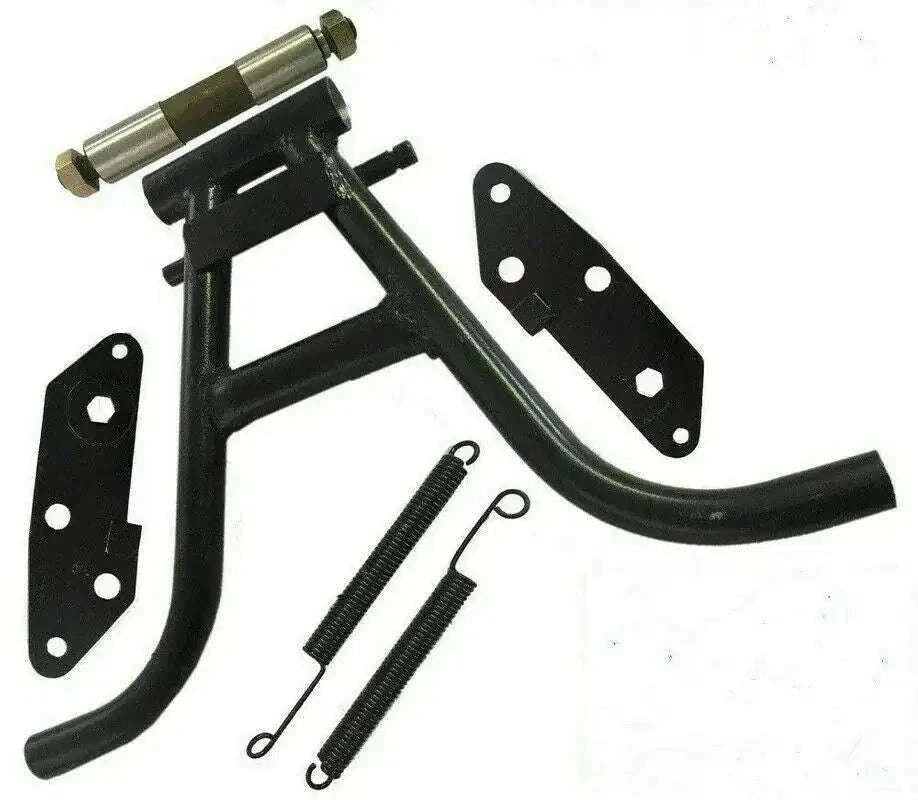 Black Center Stand With Complete Kit FOR Early Royal Enfield Models Motorcycle - StellerGear