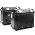 Black Panniers Box With Rail & Waterproof Inner Bag for Royal Enfield Himalayan
