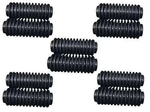 Set of five fork gaiter boots, rubber, designed for BMW R series motorcycles