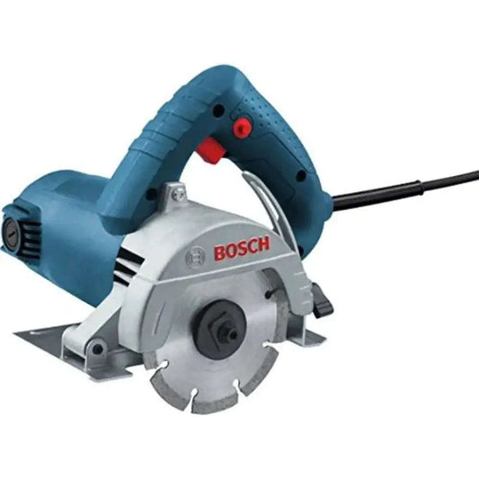 Bosch Power Tools Company Marble Cutter, compact design, ideal for precise stone cutting.