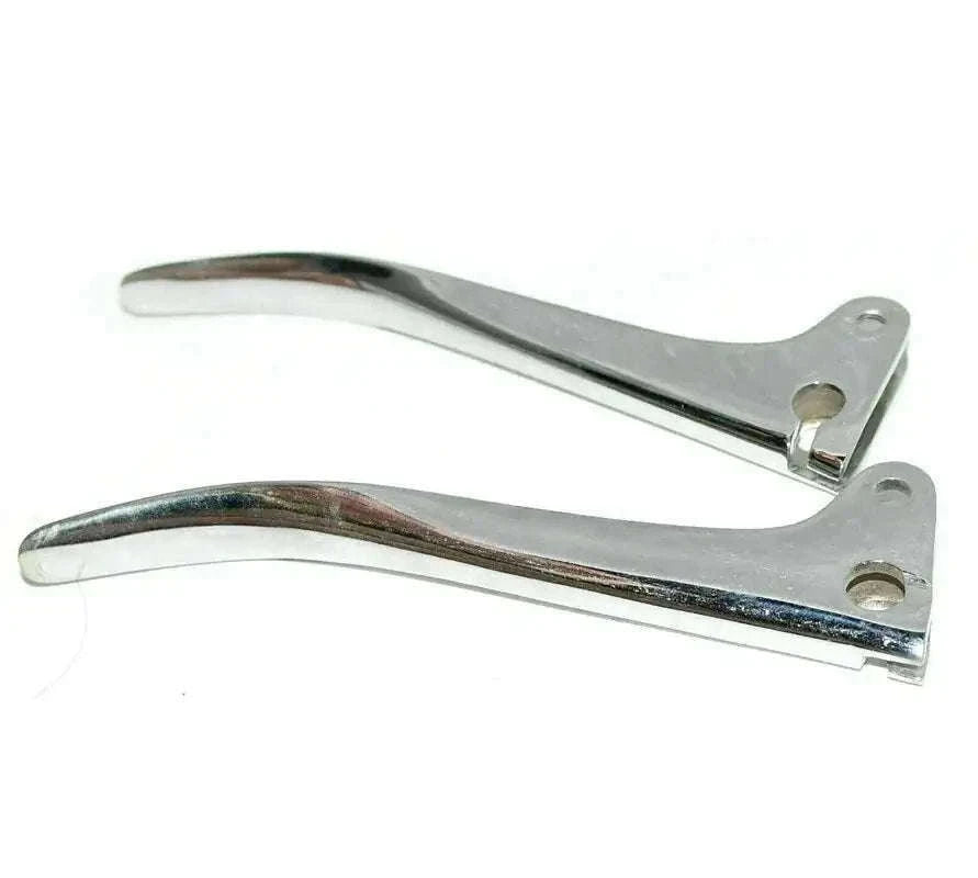 Brake & Clutch Lever Chrome Plated Steel Royal Enfield Old Model - StellerGear