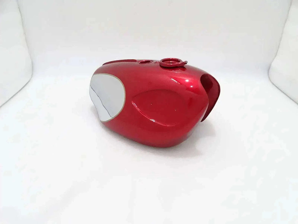 BSA A65 SPITFIRE, FIREBIRD CHERRY PAINTED & CHROMED PETROL TANK 1960'S - StellerGear