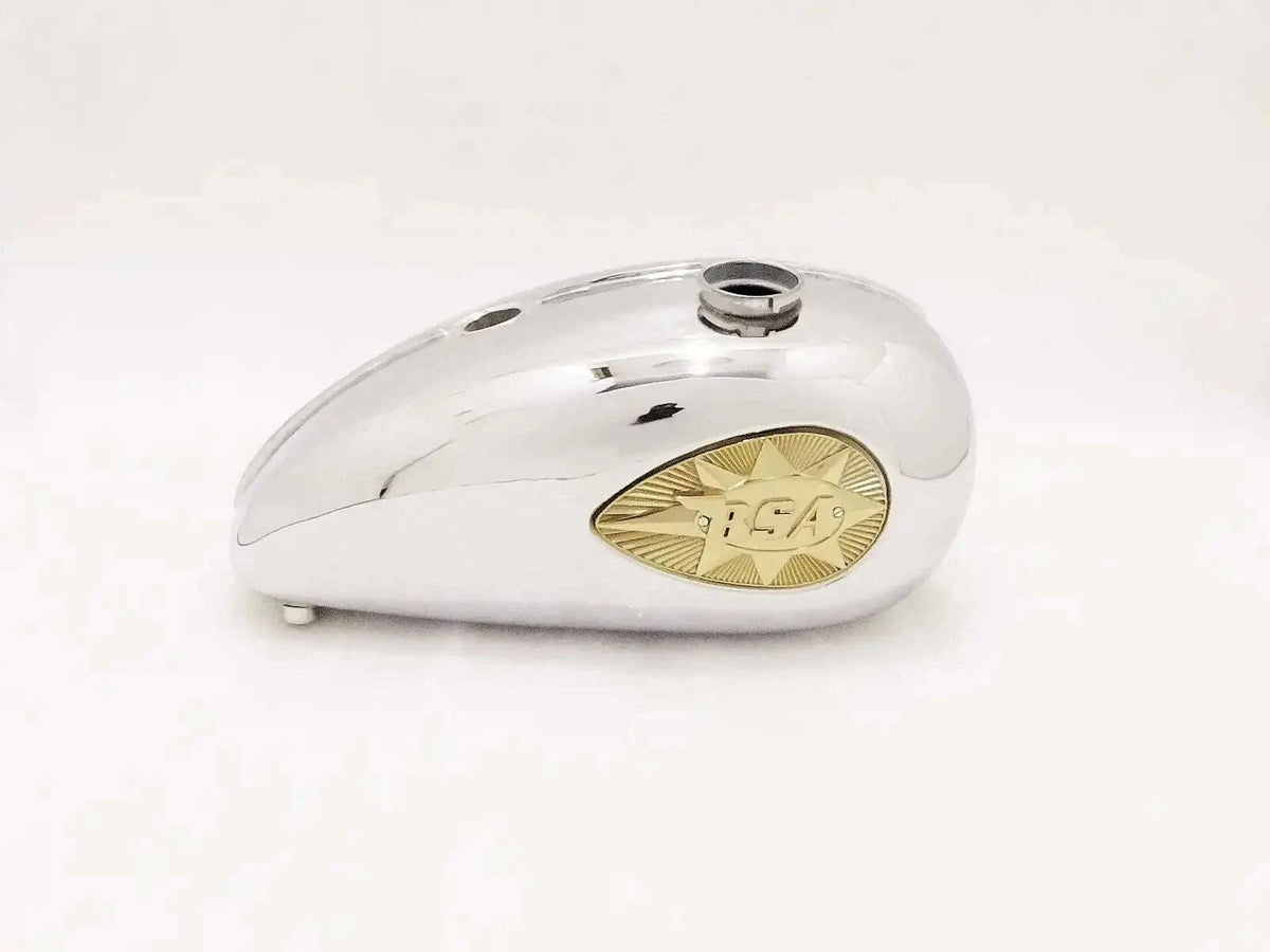 BSA A75 MARK 2 CHROME PETROL TANK WITH BADGES - StellerGear