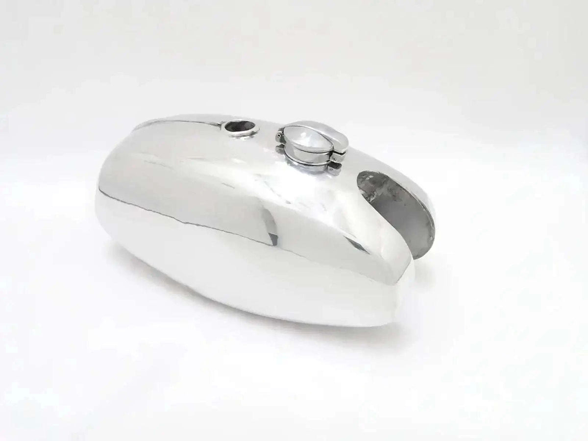 BSA B50 B50MX B44 B40 ALLOY ALLUMINIUM PETROL TANK WITH MONZO CAP - StellerGear