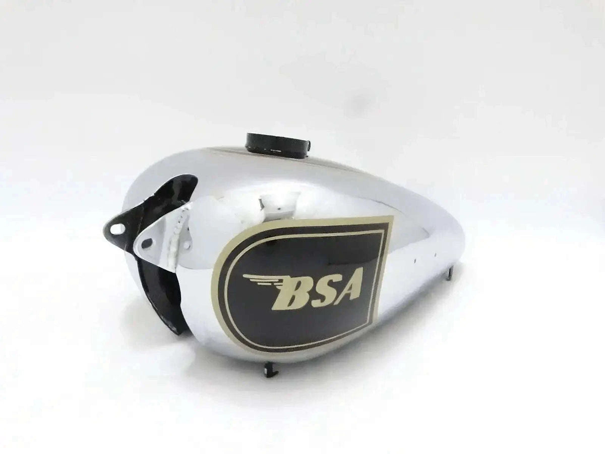 BSA M20 BLACK PAINTED CHROME PETROL TANK "CIVIL MODEL" - StellerGear
