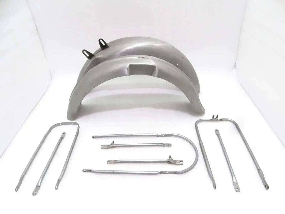 BSA M20 FRONT AND REAR MUDGUARDS WITH COMPLETE STAY KIT - StellerGear