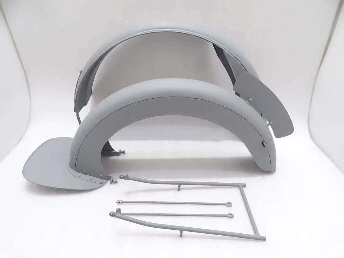 BSA MODEL "K AND H" MUDGUARD FRONT & REAR SET WITH STAYS (1914-1920 ) - StellerGear