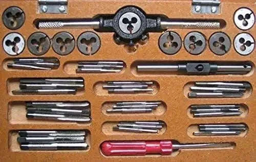 Complete Tap and Die Set 0-10 BA Tap Wrench Die Stock by StellerGear
