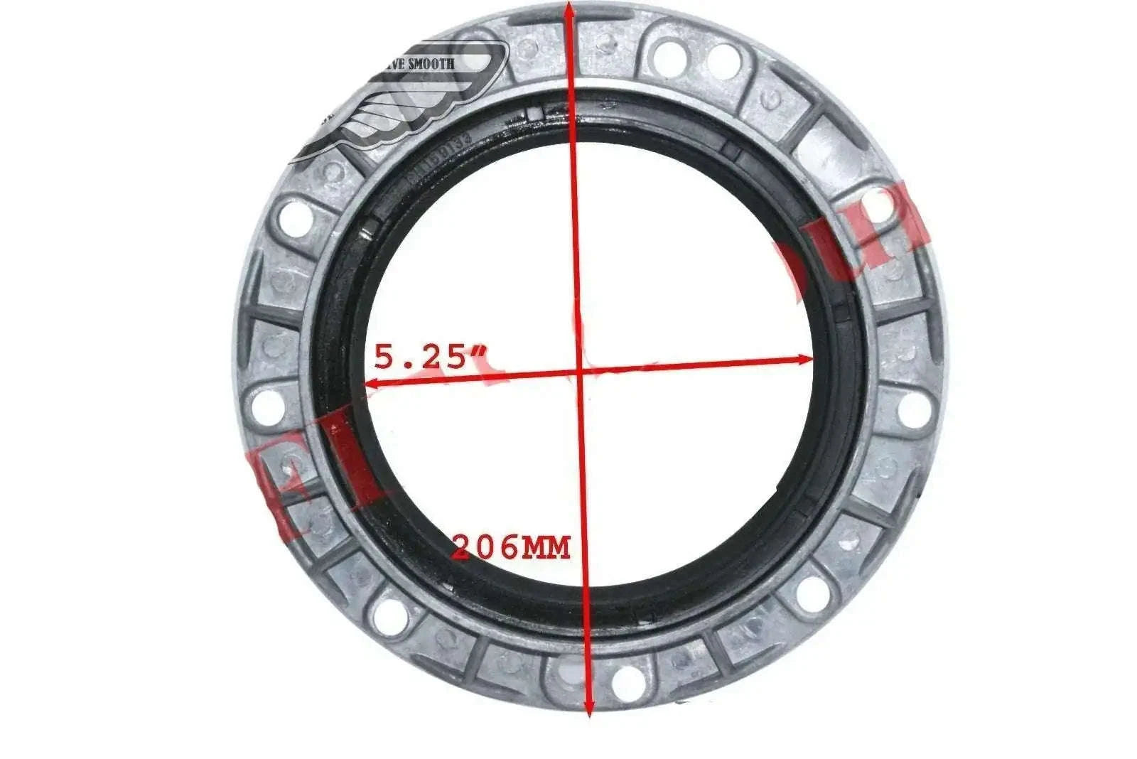Crankshaft gear cover seal for Massey Ferguson with durable construction.