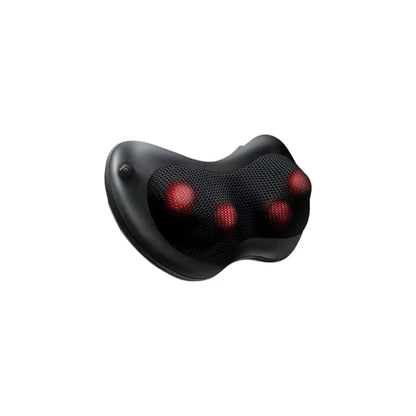Electric shiatsu massage cushion for neck and back relief