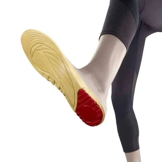 Cushioned orthopaedic insole designed for universal comfort and support