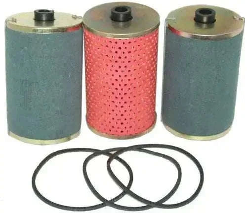Diesel Fuel Filter / Strainer With Rubber Anello 3 Units Fit For Jcb 3cx 3dx - StellerGear