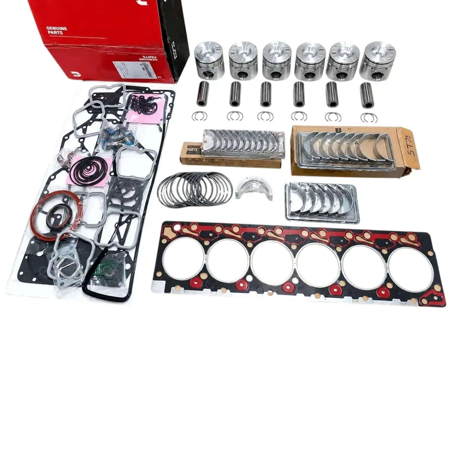 Dodge Cummins 5.9L 12V rebuild kit with standard OE bowl piston