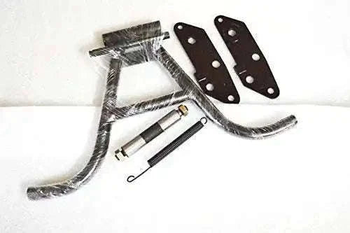 Centre stand for early models, includes spring plates, durable steel, designed for motorcycle stability