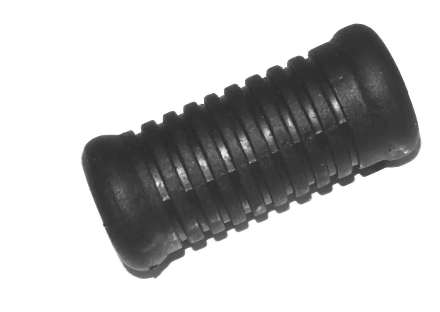 Kickstart pedal lever rubber, durable black rubber, designed for motorcycle kickstart levers.