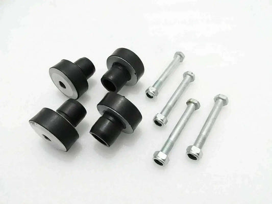 Engine mounts set of 4 for JCB machinery with durable rubber and metal components