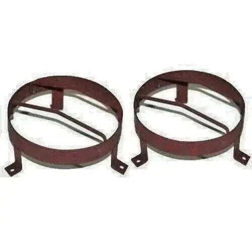 Willys Jeep external headlight stone grill guard, steel construction