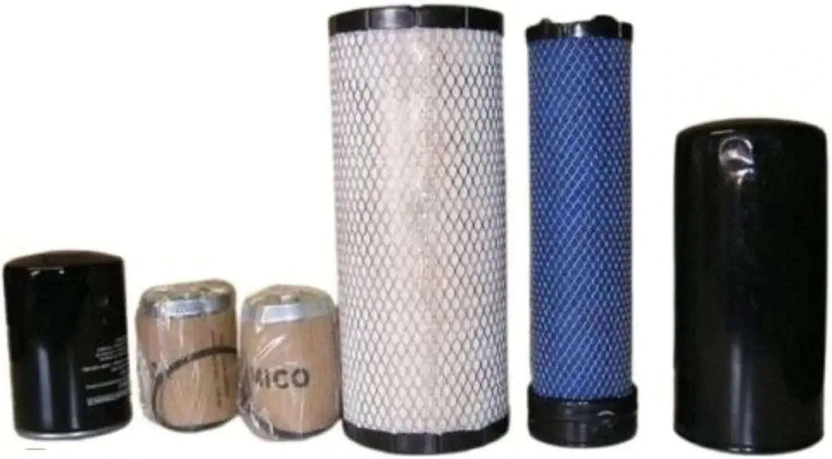 Filters Pack of 6 for Mahindra Tractor 5520, 6520, 5525 T2 - StellerGear