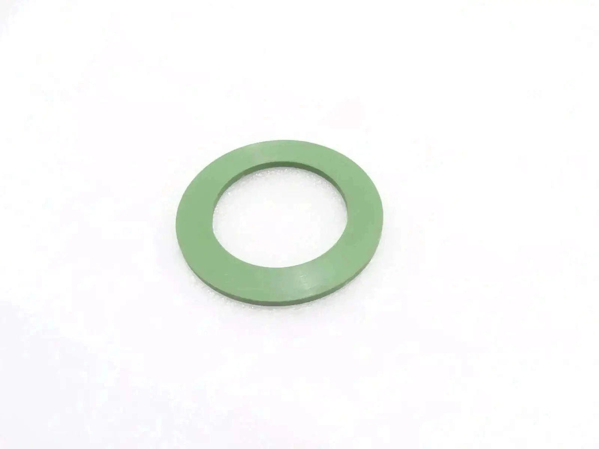 Green thrust washer with center hole for slew swing assemblies