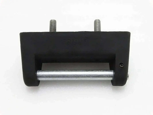 Hinge block assembly for JCB machinery, durable and reliable replacement part.