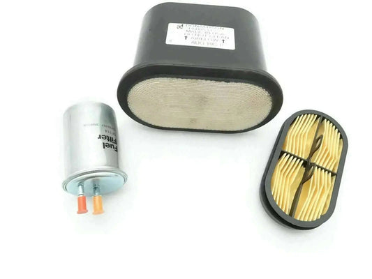 JCB 3CX Diesel Max Engine filter service kit with air, fuel, and oil filters