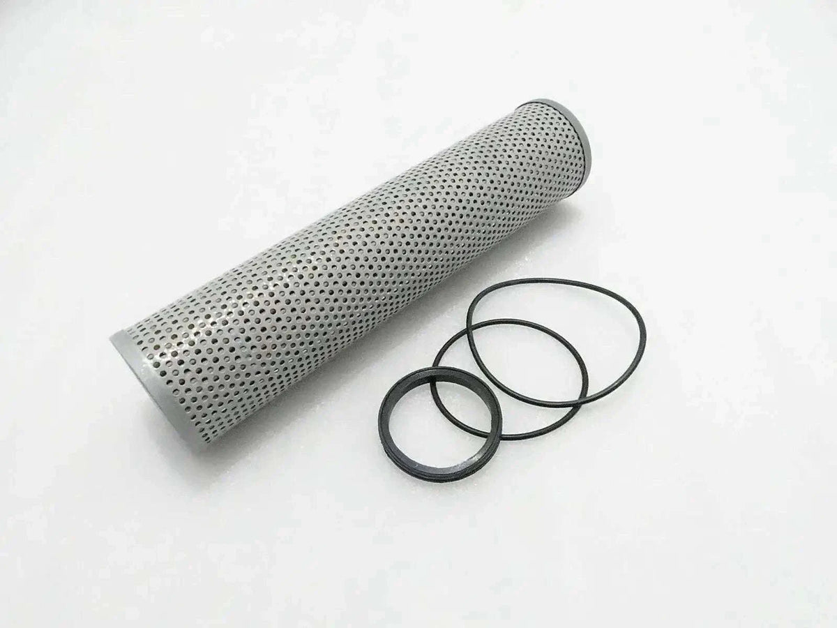 JCB 3CX hydraulic oil filter, metal filter element with O-rings for heavy equipment use