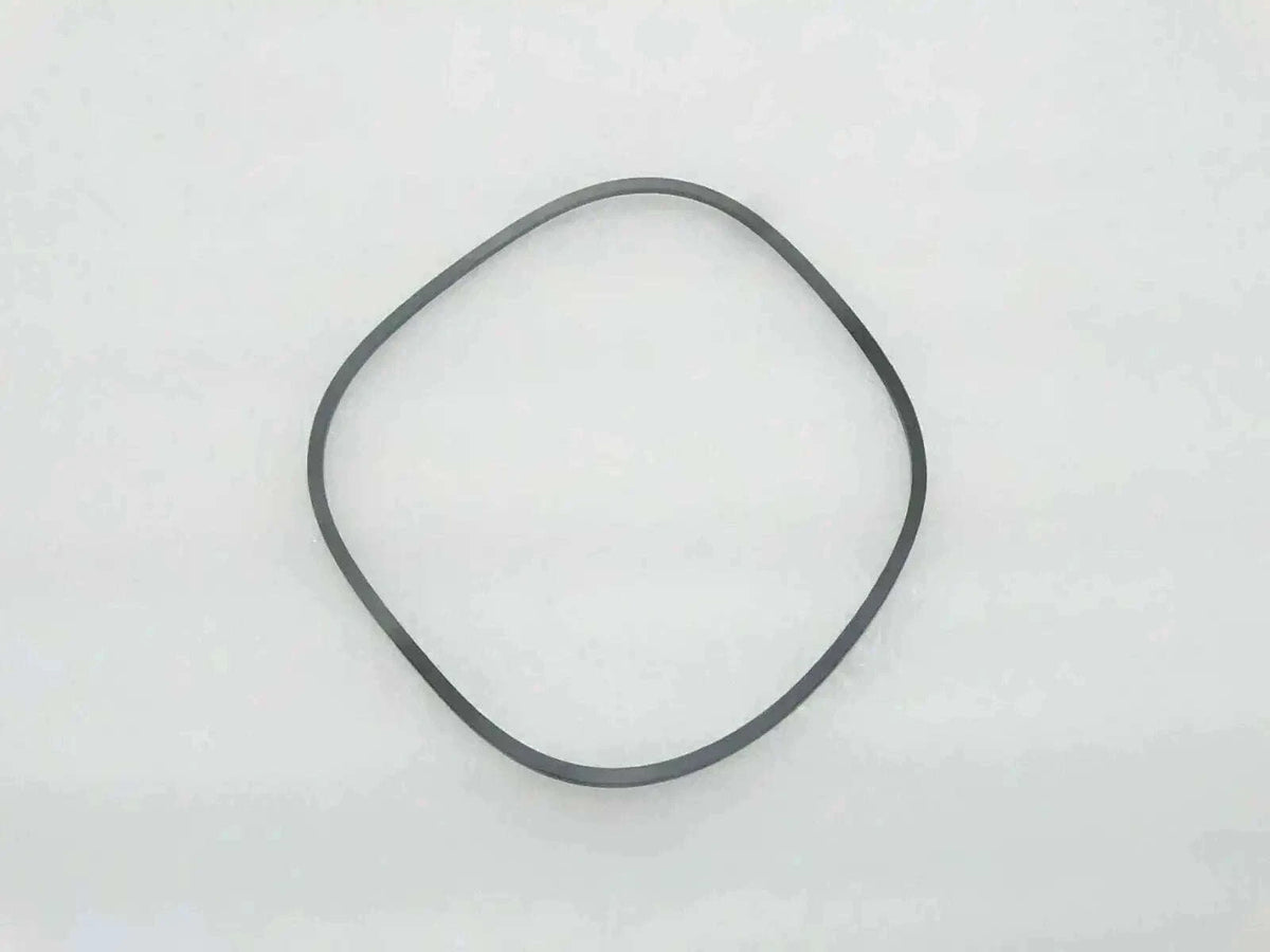 Rubber seal ring, dark gray, circular O-ring shape