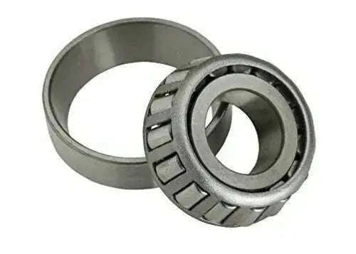 Taper roller bearing with metal outer ring and rollers, side angle