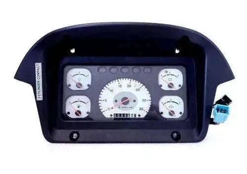 Mahindra tractor instrument cluster panel with gauges and display window