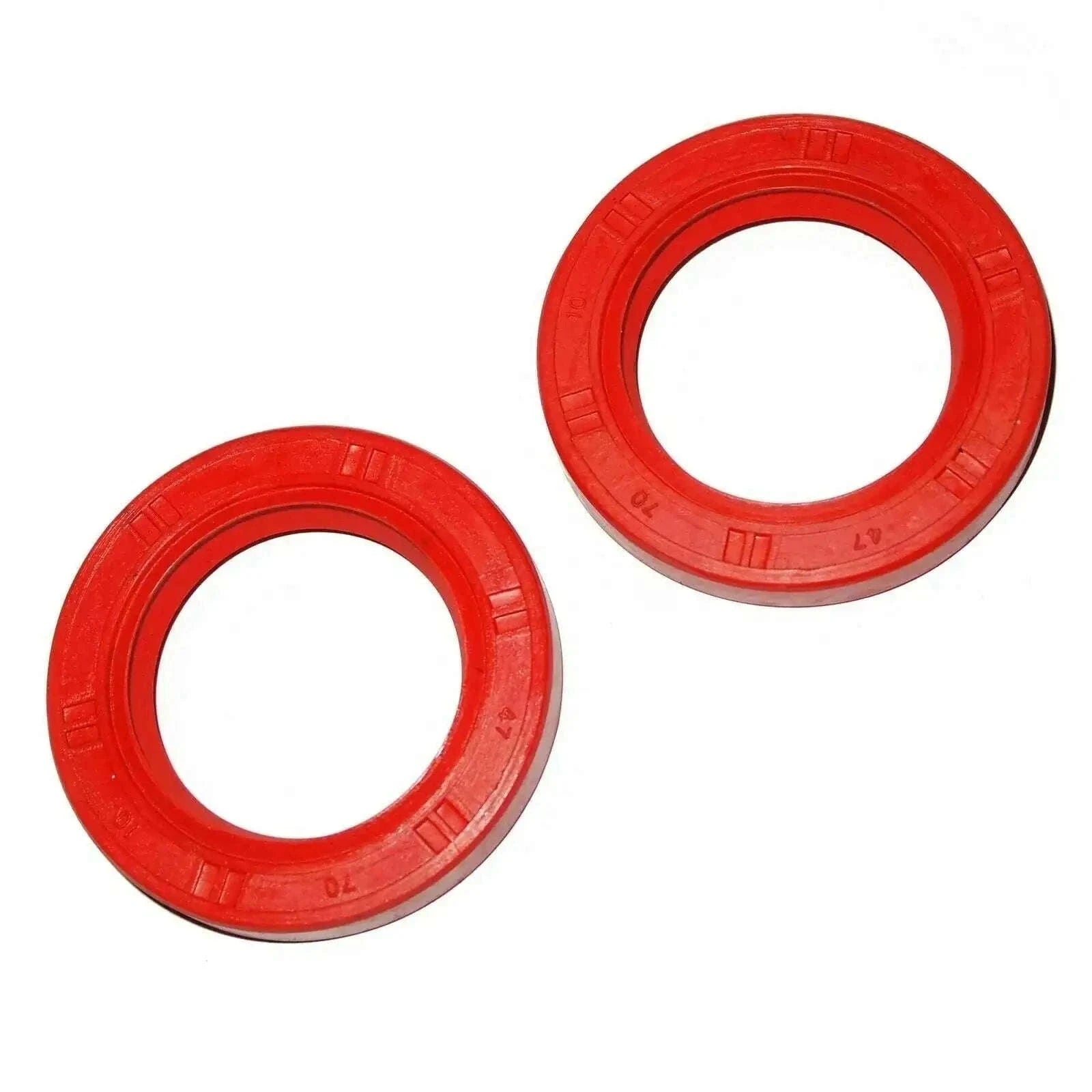 Massey Ferguson front wheel hub seal set of two, round rubber