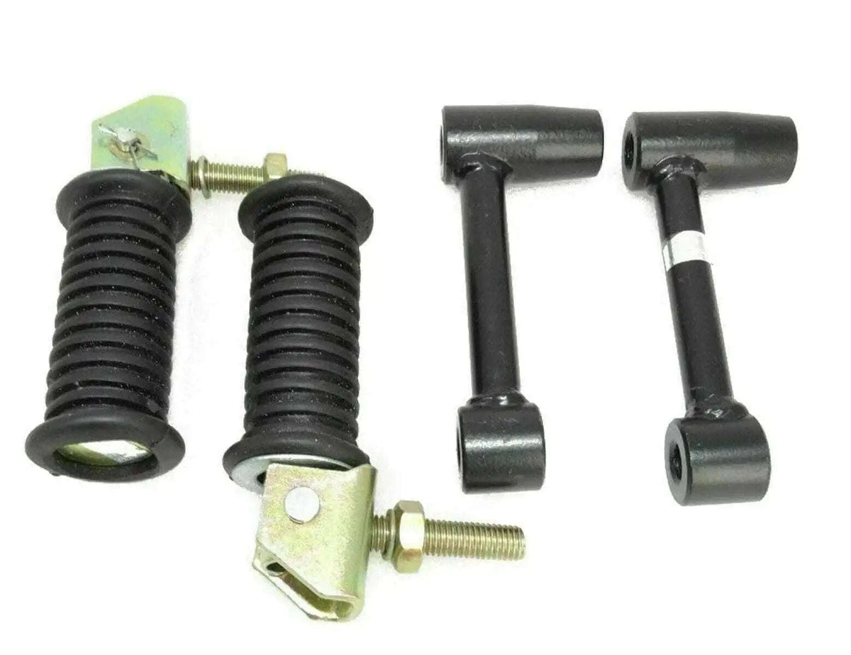 FIT For Royal Enfield 350 500cc Rear Passenger Folding Footrests with Bracket - StellerGear