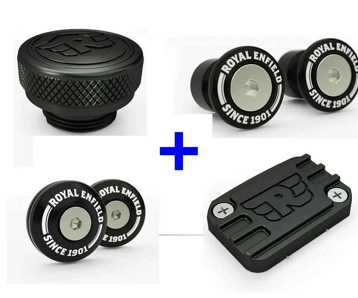 FIT FOR Royal Enfield Accessories "Combo Pack" of 4 For Interceptor & Continental GT 650 - StellerGear