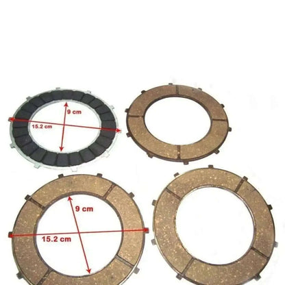 FIT FOR  ROYAL ENFIELD BULLET - CLUTCH FRICTION PLATE 4 SET StellerGear