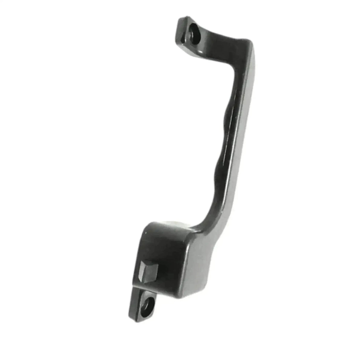 JCB backhoe window latch handle, durable steel, designed for easy rear window operation