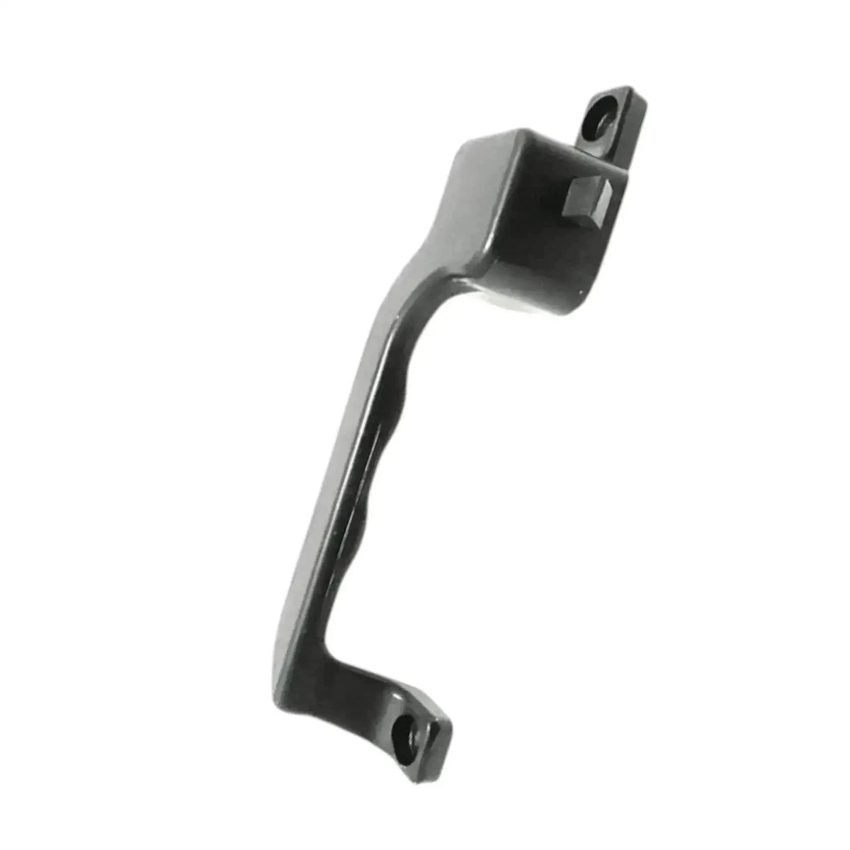 Left hand latch handle for rear window, metal, compatible with JCB backhoe window latch handle