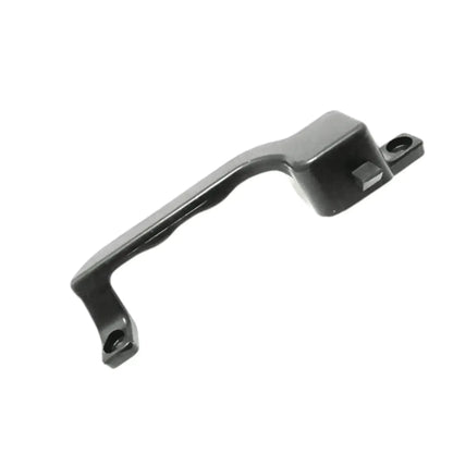 Rear window latch handle, dark gray with mounting brackets