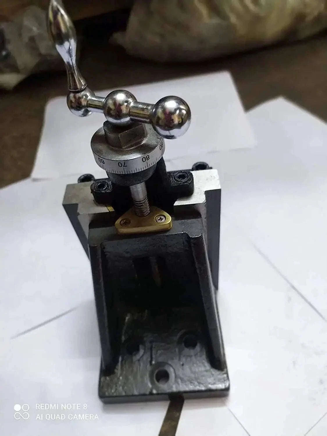 Fixed Vertical Milling Slide 4" X 5"- 3 Slot In This Base For Clamp Milling Tool - StellerGear