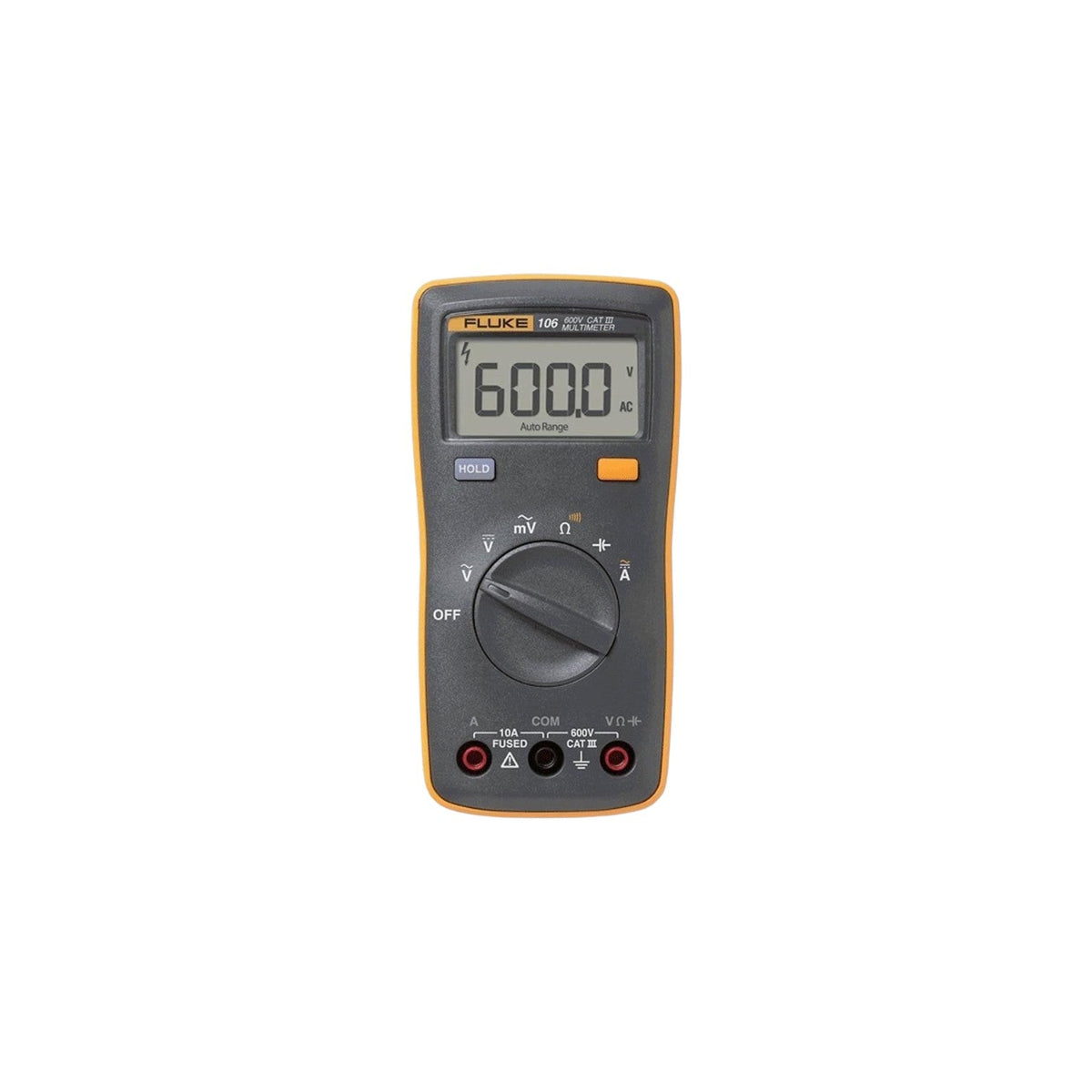 Fluke 106 Palm-sized Digital Multimeter Voltmeter 6000 Counts AC/DC Current StellerGear