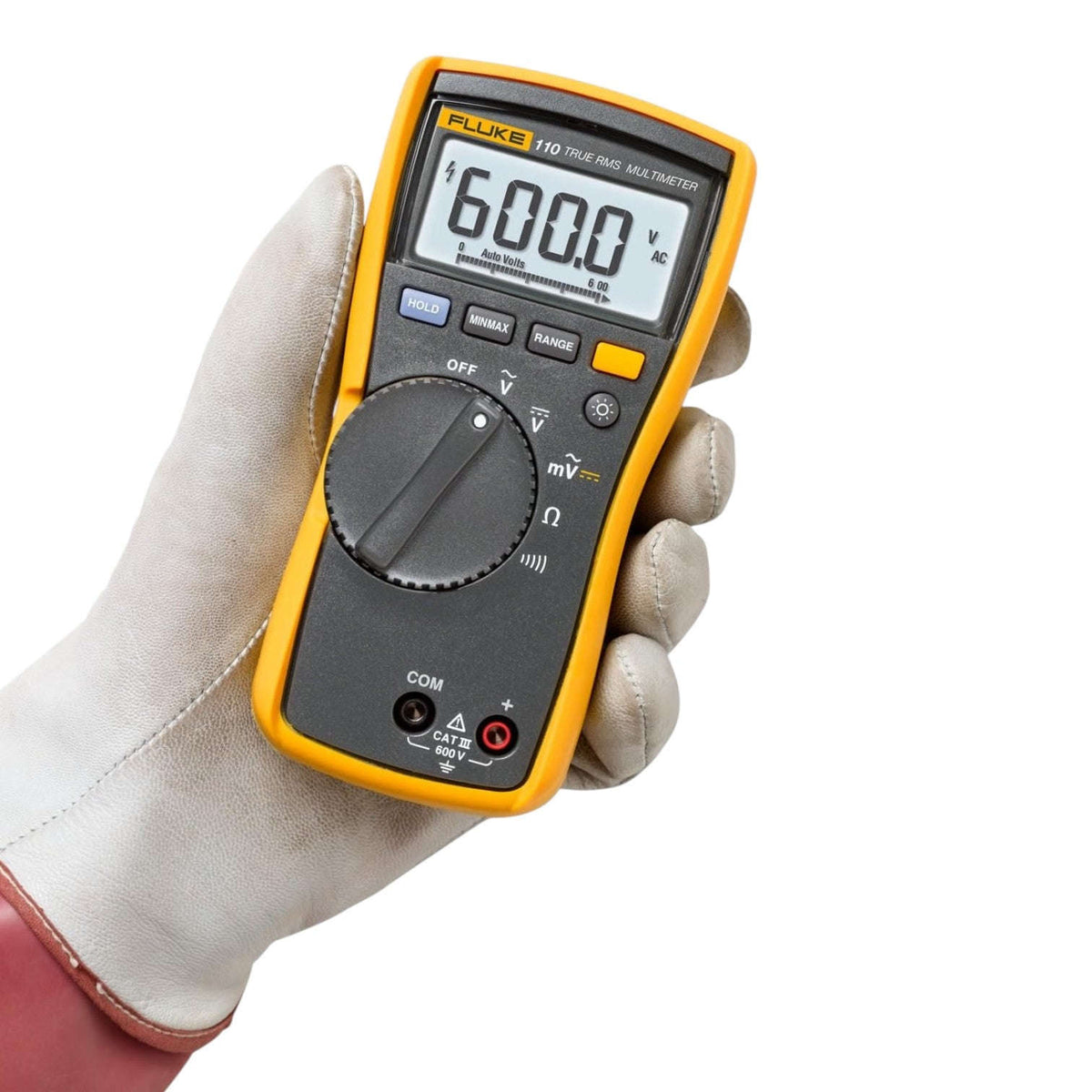 Fluke 117 True-RMS Digital Multimeter with Large Backlit Display 6000 Counts StellerGear