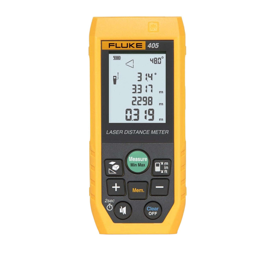 Fluke 405 50mtr Digital Laser Distance Meter Tape with Free Carry Case StellerGear