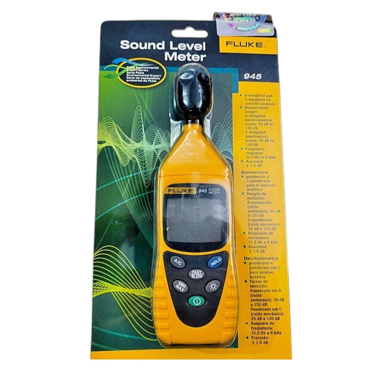 Fluke 945 Digital Sound Level Meter Range 130 dB With Auto Power off & Backlit StellerGear