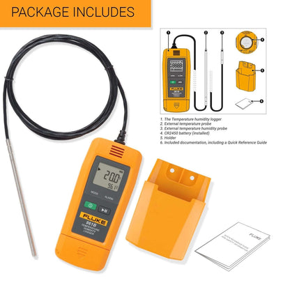 Fluke 961B Temperature Data Logger with external sensor FDA complaint USB Connection StellerGear