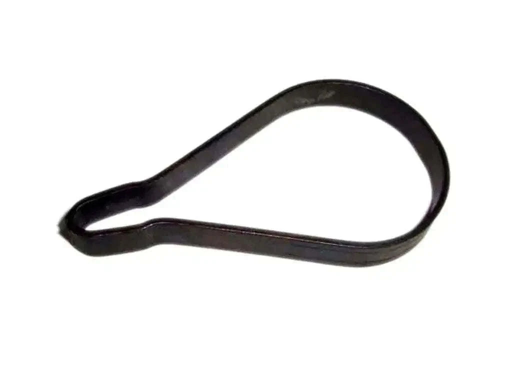 Black metal U-shaped spring for foot control lever