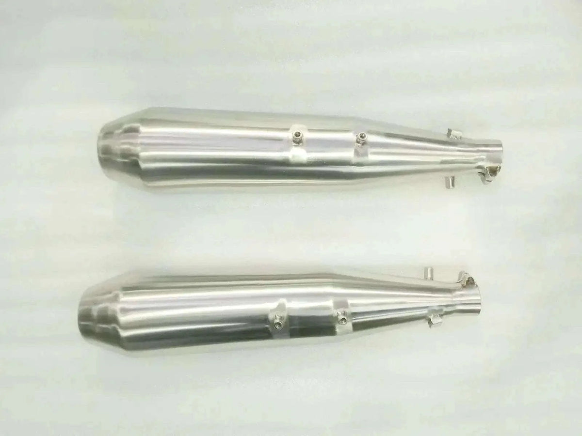 FOR Royal Enfield Interceptor Continental GT 650 LH RH 304 Exhaust Silencer - StellerGear