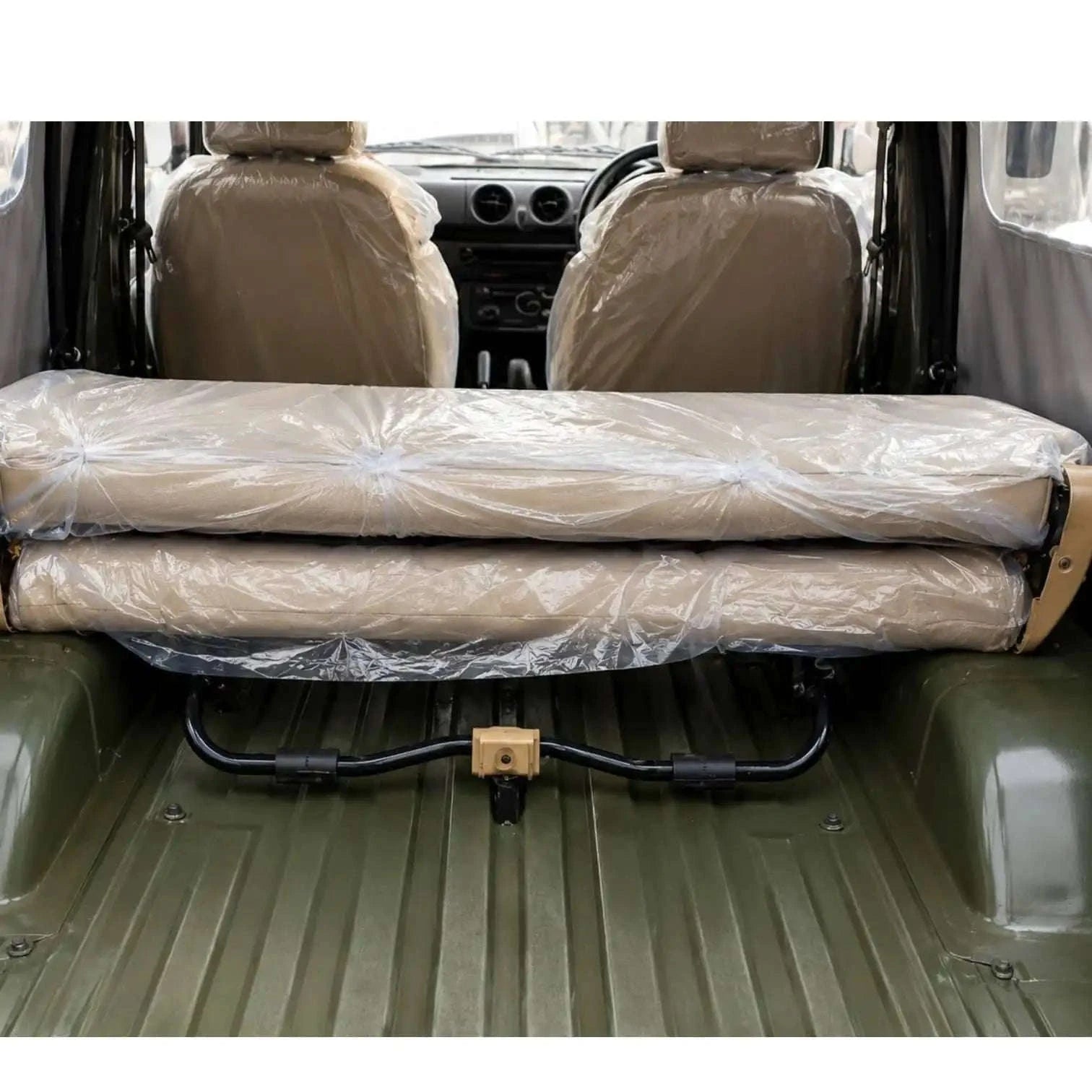 Foldable rear seat bench designed for SUZUKI Samurai SJ410 and SJ413.