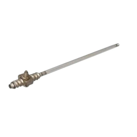 Tractor steering shaft with long rod and threaded coupler end