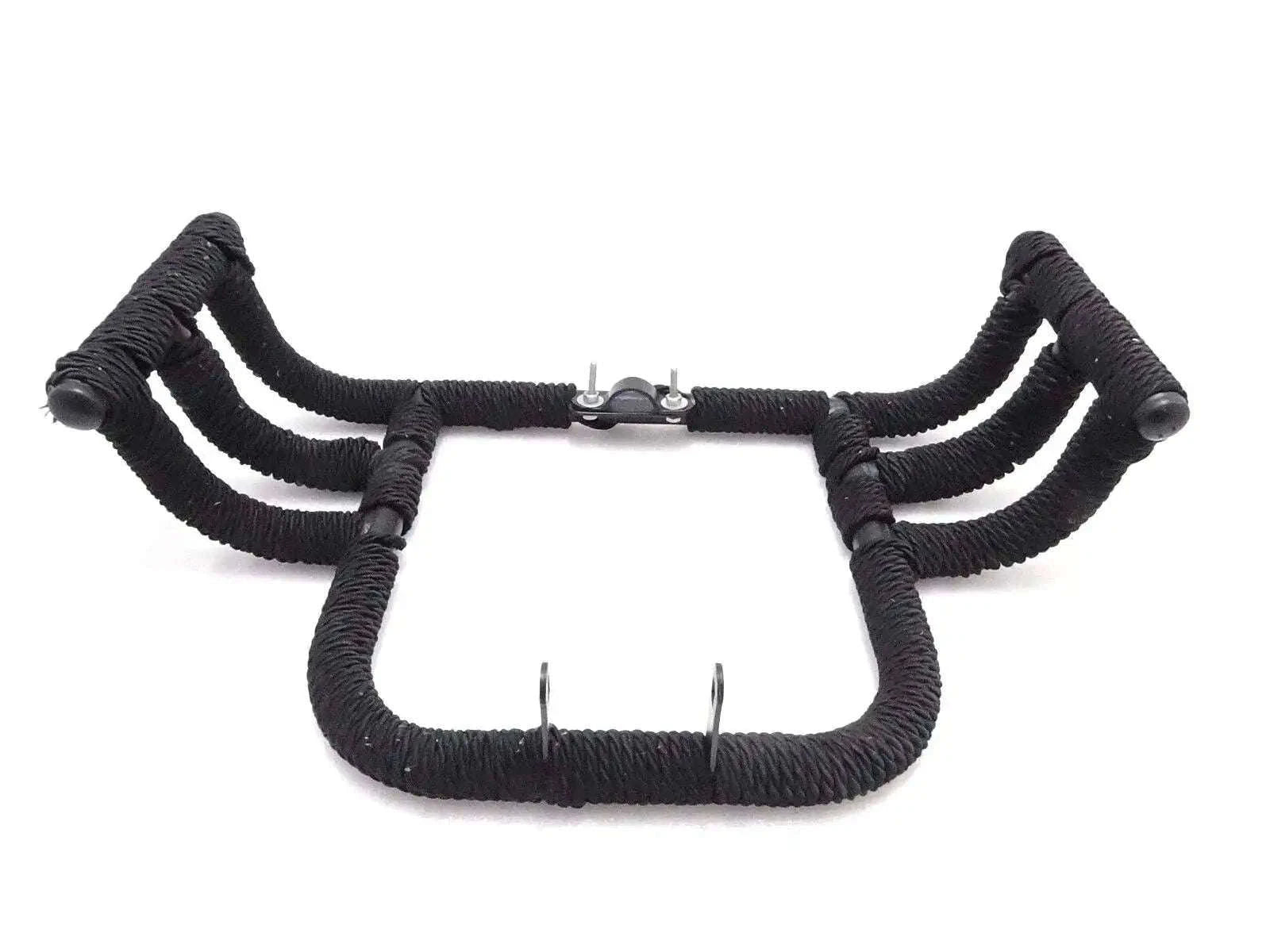 FRONT LEG GUARD WRAPPED WITH BLACK ROPE AIRFLY FOR ROYAL ENFIELD - StellerGear