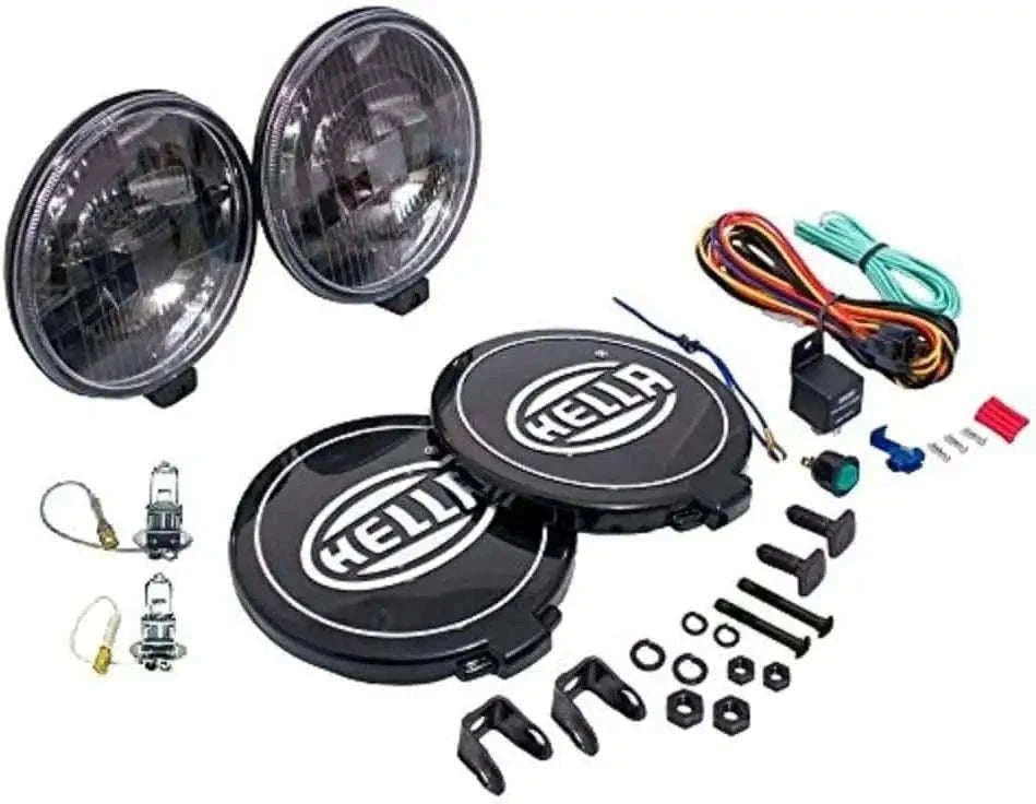 Hella 500 Series Black Magic 6.5 Inch Off-Road Lights