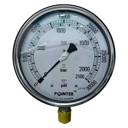 High Pressure Guage 2100 Bar 30000 PSI High Pressure Guage Stainless Steel Stellergear - StellerGear
